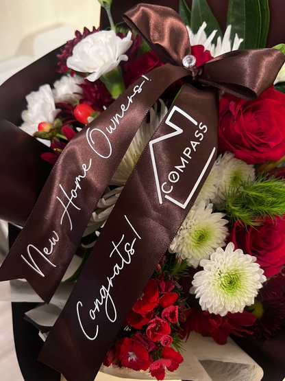 Custom Closing Gift Bouquet — Branded Signature Arrangement