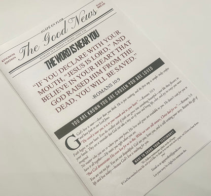 Newspaper Wraps - Agape En Flor 10x15in